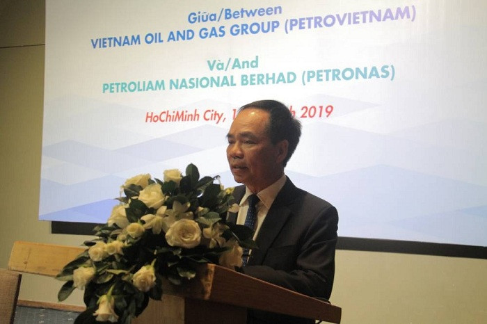 Ông Nguyễn Quốc Thập, Phó Tổng giám đốc Petrovietnam phát biểu. Ông Nguyễn Quốc Thập, Phó Tổng giám đốc Petrovietnam phát biểu.