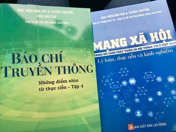 Hai cuốn sách sẽ được Viện Báo chí cho ra mắt tại Hội Báo toàn quốc 2019 - (Ảnh: NVCC) Hai cuốn sách sẽ được Viện Báo chí cho ra mắt tại Hội Báo toàn quốc 2019 - (Ảnh: NVCC)