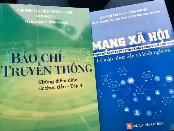 Hai cuốn sách sẽ được Viện Báo chí cho ra mắt tại Hội Báo toàn quốc 2019 - (Ảnh: NVCC)