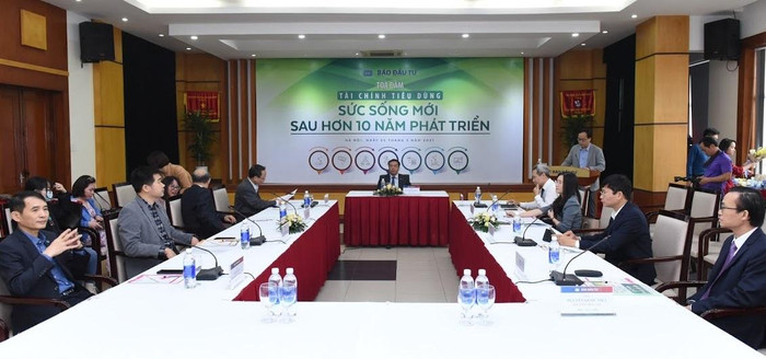 Tọa đàm "Tài chính tiêu dùng – Sức sống mới sau hơn 10 năm phát triển" tại Báo Đầu tư sáng 25/3/2021. Ảnh: Thanh Tâm. Tọa đàm "Tài chính tiêu dùng – Sức sống mới sau hơn 10 năm phát triển" tại Báo Đầu tư sáng 25/3/2021. Ảnh: Thanh Tâm.