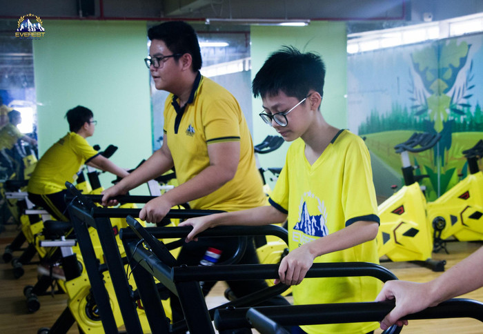 Học sinh hào hứng bước vào những buổi tập đầu tiên.