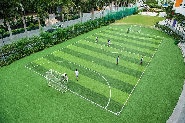 Tại Wellspring Sài Gòn học sinh cũng luôn được chú trọng phát triển tốt thể chất.