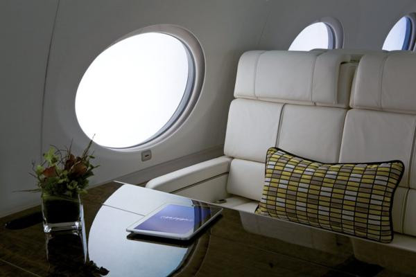 Giống như bất kỳ những chiếc máy bay tư nhân khác, G650 có nội thất sang trọng.
