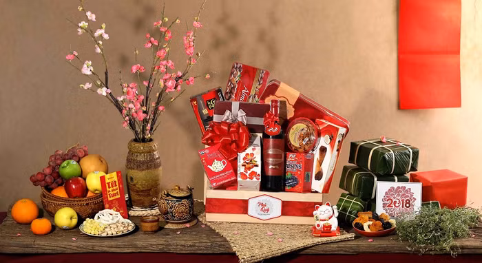 Các sản phẩm giỏ quà Tết của VinMart luôn nhận được sự quan tâm và yêu thích của đông đảo người tiêu dùng.