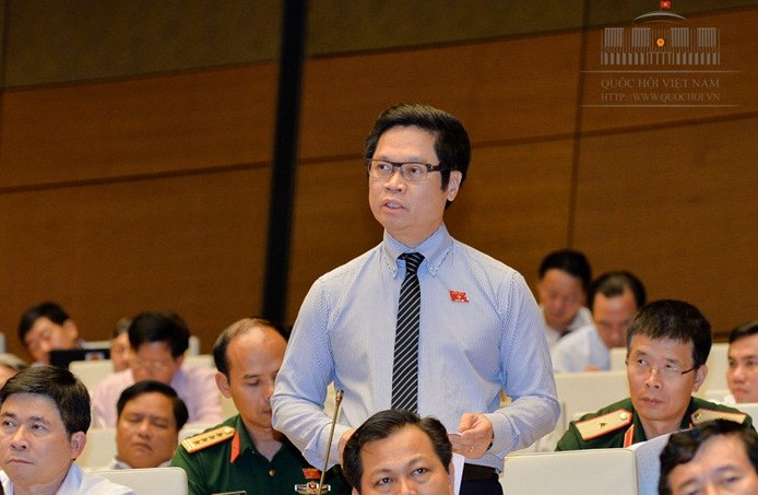 Ông Vũ Tiến Lộc đánh giá, Việt Nam chưa bao giờ được đánh giá cao về chất lượng thể chế thủ tục hành chính trong kinh doanh. ảnh: Trung tâm thông tin Quốc hội.