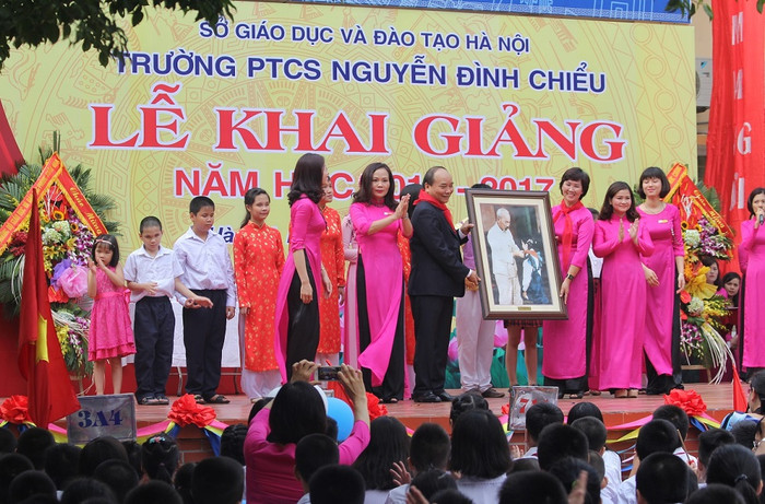 Ngày khai trường đặc biệt tại trường Tiểu học Thịnh Quang ảnh 2 Ngày khai trường đặc biệt tại trường Tiểu học Thịnh Quang ảnh 2