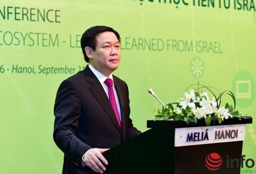 Phó Thủ tướng Vương Đình Huệ: Nhà nước khi tham gia, hỗ trợ cho khởi nghiệp sẽ có lợi ở nhiều thứ: Tăng việc làm, thu nhập, tăng trưởng kinh tế để có điều kiện giải quyết các vấn đề an sinh xã hội, là những lợi ích không tính được bằng tiền. ảnh: infonet. Phó Thủ tướng Vương Đình Huệ: Nhà nước khi tham gia, hỗ trợ cho khởi nghiệp sẽ có lợi ở nhiều thứ: Tăng việc làm, thu nhập, tăng trưởng kinh tế để có điều kiện giải quyết các vấn đề an sinh xã hội, là những lợi ích không tính được bằng tiền. ảnh: infonet.