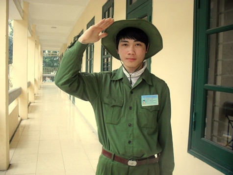 Chào chiến thắng! Ảnh: Ngọc Khánh