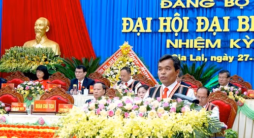 Đồng chí Hồ Văn Niên, Ủy viên dự khuyết Trung ương Đảng, Bí thư Tỉnh ủy khoá XV, Trưởng đoàn đại biểu Quốc hội tỉnh tái đắc cử chức danh Bí thư Tỉnh ủy Gia Lai khoá XVI (nhiệm kỳ 2020-2025) - Ảnh: VGP/Thế Phong.