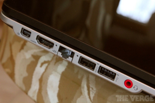 Envy 14 Spectre trang bị cổng kết nối USB 3.0, HDMI, Mini DisplayPort, Ethernet... Envy 14 Spectre trang bị cổng kết nối USB 3.0, HDMI, Mini DisplayPort, Ethernet...