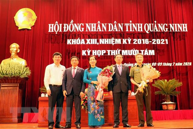 Bà Nguyễn Thị Hạnh được bầu giữ chức Phó Chủ tịch Ủy ban Nhân dân tỉnh Quảng Ninh. ảnh: TTXVN. Bà Nguyễn Thị Hạnh được bầu giữ chức Phó Chủ tịch Ủy ban Nhân dân tỉnh Quảng Ninh. ảnh: TTXVN.