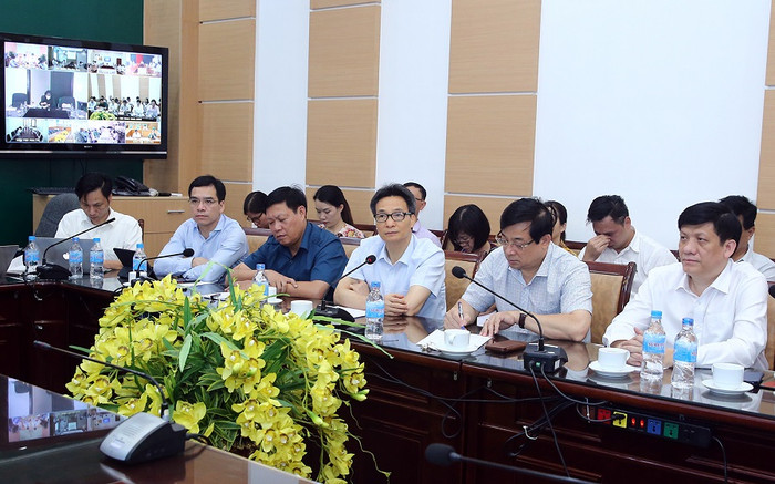 Phó Thủ tướng Vũ Đức Đam chủ trì cuộc họp. ảnh: VGP. Phó Thủ tướng Vũ Đức Đam chủ trì cuộc họp. ảnh: VGP.