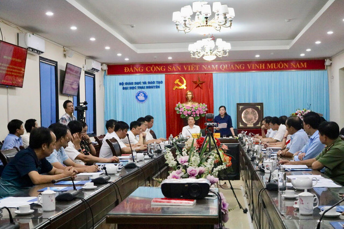 Bí thư tỉnh Ủy Nguyễn Thanh Hải làm việc tại Đại học Thái Nguyên. ảnh: TL. Bí thư tỉnh Ủy Nguyễn Thanh Hải làm việc tại Đại học Thái Nguyên. ảnh: TL.