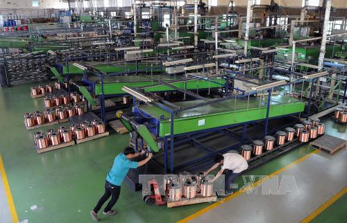 3 lĩnh vực tập trung phát triển gồm: linh kiện phụ tùng; công nghiệp hỗ trợ ngành dệt may - da giày; công nghiệp hỗ trợ cho công nghiệp công nghệ cao. ảnh minh họa: TTXVN.