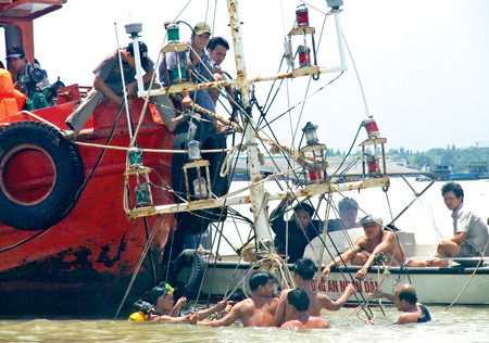 Chính phủ ban hành Nghị định quy định về xử lý tài sản chìm đắm trên tuyến đường thủy nội địa, vùng nước cảng biển và vùng biển Việt Nam. ảnh minh họa: Báo Giao thông.