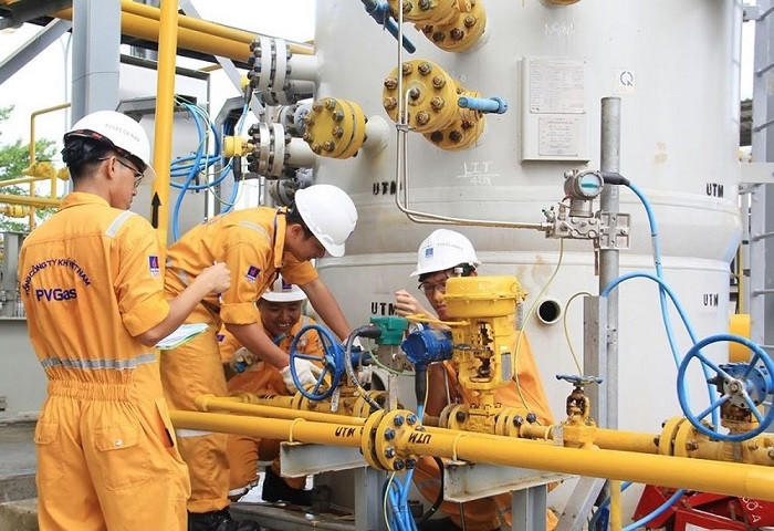 Công nhân lao động PVGas. Công nhân lao động PVGas.