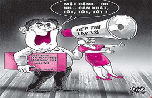 Tiếp thị lừa đảo trong trường học (Ảnh minh họa: DAD16).