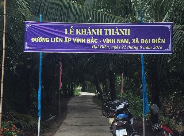 Đoạn đường liên ấp khánh thành và đưa vào sử dụng sẽ giúp người dân nơi đây có thêm điều kiện để phát triển kinh tế, thay đổi bộ mặt của địa phương. Đoạn đường liên ấp khánh thành và đưa vào sử dụng sẽ giúp người dân nơi đây có thêm điều kiện để phát triển kinh tế, thay đổi bộ mặt của địa phương.