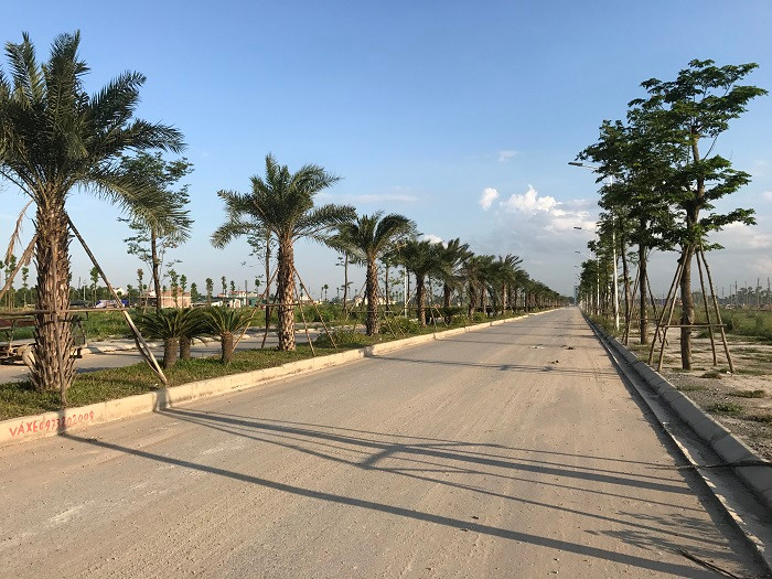 Hệ thống cây xanh, chiếu sáng và tuyến đường nội đô thị đã cơ bản hoàn thành. Hệ thống cây xanh, chiếu sáng và tuyến đường nội đô thị đã cơ bản hoàn thành.