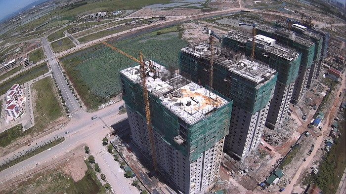 Tiến độ được đẩy nhanh thần tốc, tổ hợp 06 tòa chung cư B1 – HH03 Thanh Hà sắp được cất nóc. Tiến độ được đẩy nhanh thần tốc, tổ hợp 06 tòa chung cư B1 – HH03 Thanh Hà sắp được cất nóc.