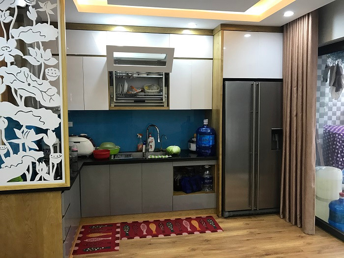 Căn bếp 1 hộ dân tự thiết kế tại tòa HH01 -B. Căn bếp 1 hộ dân tự thiết kế tại tòa HH01 -B.