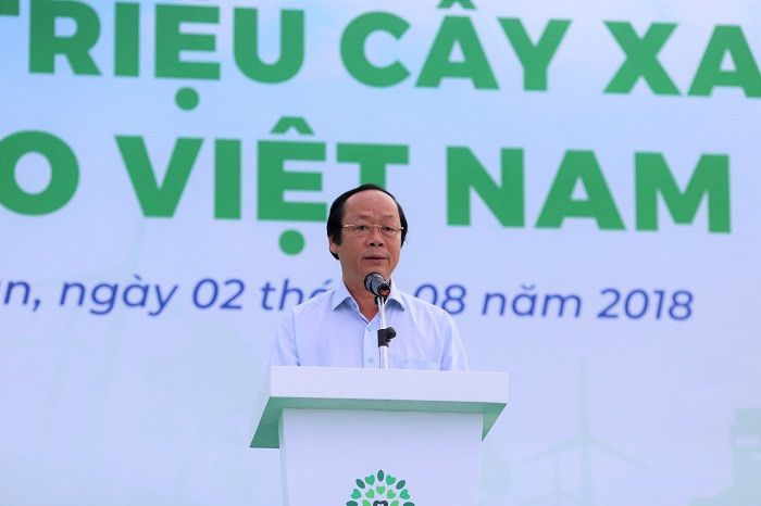 Ông Võ Tuấn Nhân - Thứ trưởng Bộ Tài nguyên và Môi trường phát biểu tại chương trình. Ông Võ Tuấn Nhân - Thứ trưởng Bộ Tài nguyên và Môi trường phát biểu tại chương trình.