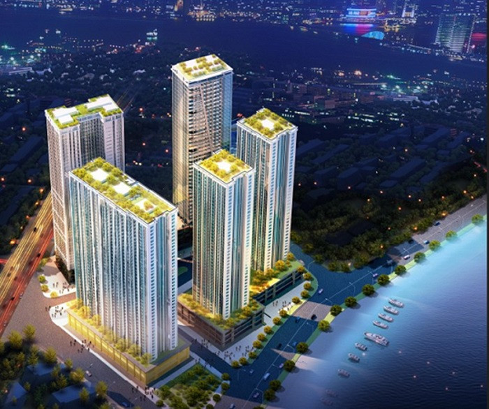 Phối cảnh toàn cảnh Tổ hợp Chung cư cao cấp – Khách sạn Mường Thanh Viễn Triều. Phối cảnh toàn cảnh Tổ hợp Chung cư cao cấp – Khách sạn Mường Thanh Viễn Triều.