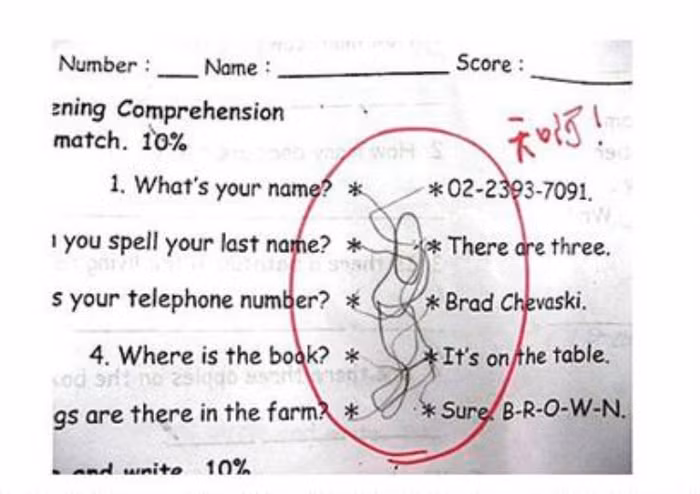 Nếu không biết tiếng anh, bạn có đọc được đáp án nhờ vào đường nối này không?