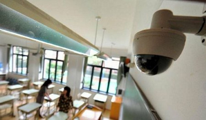 Camera giám sát được lắp đặt tại các phòng thi. (Ảnh: Dantri) Camera giám sát được lắp đặt tại các phòng thi. (Ảnh: Dantri)