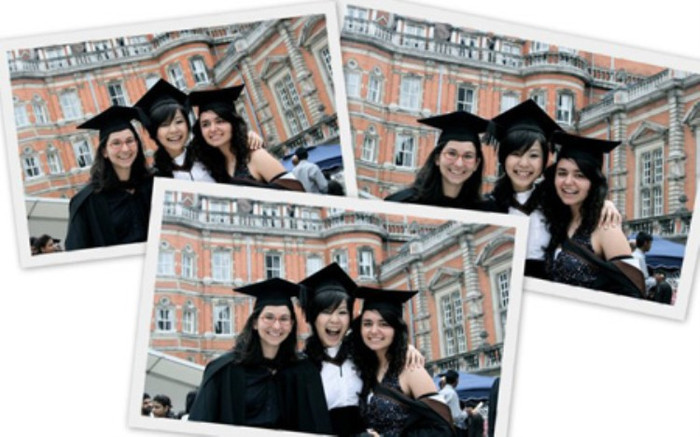 Bạn Huỳnh Ngọc Linh trong lễ tốt nghiệp.