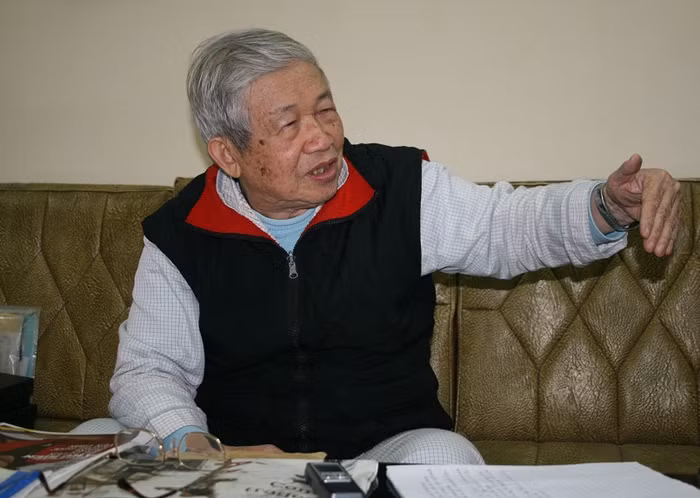 Thiếu tướng, Anh hùng LLVT, GS.TSKH Bùi Đại: Chiến thắng Điện Biên Phủ có phần đóng góp rất lớn của lực lượng dân công. Ảnh: Ngọc Quang.