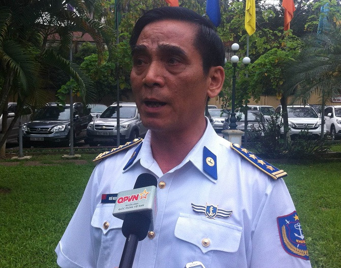 Đại tá Ngô Ngọc Thu - Phó Tư lệnh, Tham mưu trưởng Cảnh sát biển Việt Nam khẳng định: Nếu tàu Trung Quốc tiếp tục đâm va, lực lượng chức năng của Việt Nam sẽ có hành động đáp trả. Ảnh: Ngọc Quang Đại tá Ngô Ngọc Thu - Phó Tư lệnh, Tham mưu trưởng Cảnh sát biển Việt Nam khẳng định: Nếu tàu Trung Quốc tiếp tục đâm va, lực lượng chức năng của Việt Nam sẽ có hành động đáp trả. Ảnh: Ngọc Quang