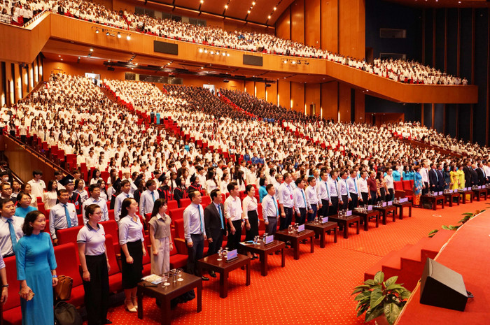 Lễ Khai giảng năm học 2024-2025 Trường Đại học Mở Hà Nội được tổ chức trang trọng tại Trung tâm Hội nghị Quốc gia. DSC07088.JPG