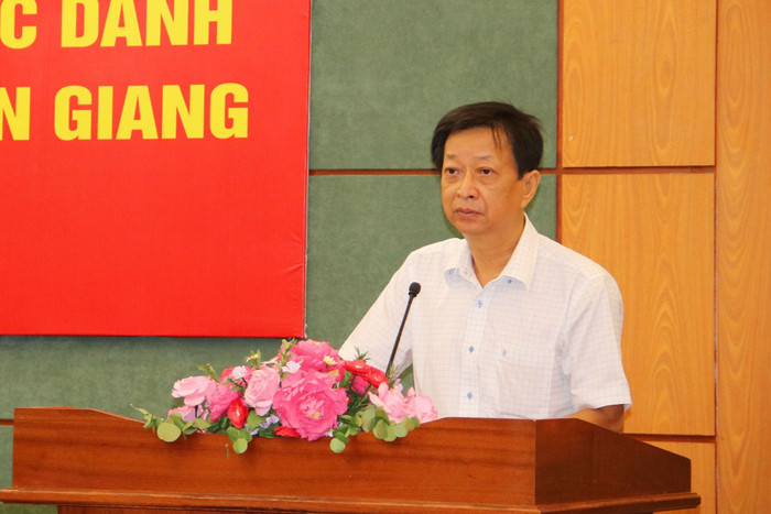 Phó Giáo sư, Tiến sĩ Võ Văn Thắng – Hiệu trưởng Trường Đại học An Giang - Đại học Quốc gia Thành phố Hồ Chí Minh. (Ảnh: website nhà trường) Thày Thắng An Giang.jpg