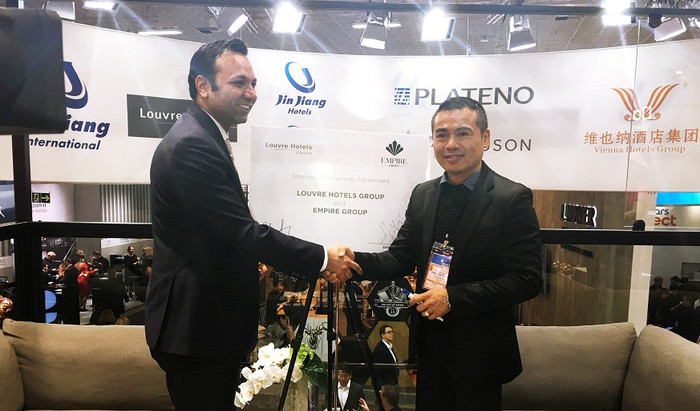 Đại diện Empire Group và Louvre Hotels Group tại ITB Berlin 2017. Đại diện Empire Group và Louvre Hotels Group tại ITB Berlin 2017.