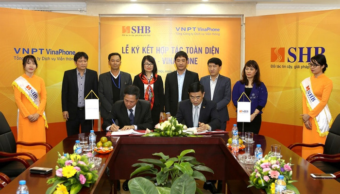 SHB hợp tác toàn diện với Vinaphone, cung cấp thêm nhiều dịch vụ tiện ích tới khách hàng. ảnh: shb. SHB hợp tác toàn diện với Vinaphone, cung cấp thêm nhiều dịch vụ tiện ích tới khách hàng. ảnh: shb.