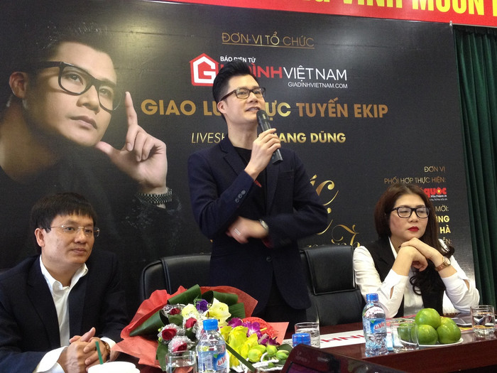 Nam ca sĩ Quang Dũng chia sẻ về liveshow “Giấc mơ mang tên mình” diễn ra ngày 31/3. ảnh: Nguyễn Huyền. Nam ca sĩ Quang Dũng chia sẻ về liveshow “Giấc mơ mang tên mình” diễn ra ngày 31/3. ảnh: Nguyễn Huyền.