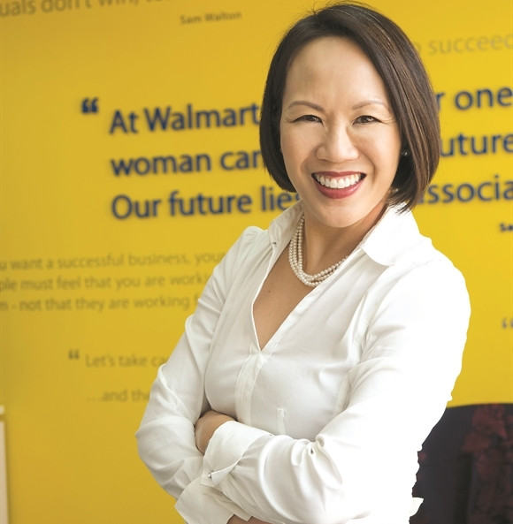 Bà Jocelyn Trần – Tổng giám đốc tập đoàn Walmart khu vực Đông Nam Á. Bà Jocelyn Trần – Tổng giám đốc tập đoàn Walmart khu vực Đông Nam Á.