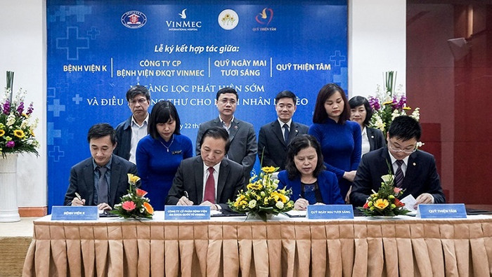 Vingroup hỗ trợ sàng lọc và điều trị ung thư cho người nghèo. Vingroup hỗ trợ sàng lọc và điều trị ung thư cho người nghèo.