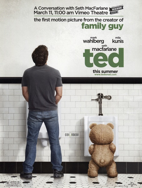 7. Ted Ted là bộ phim hài của điện ảnh Mỹ, dự kiến công chiếu giữa năm 2012, do Seth MacFarlane đạo diễn, có sự tham gia của các ngôi sao Mark Wahlberg, Mila Kunis, Laura Vandervoort,...Phim được đầu tư tới 65 triệu USD 7. Ted Ted là bộ phim hài của điện ảnh Mỹ, dự kiến công chiếu giữa năm 2012, do Seth MacFarlane đạo diễn, có sự tham gia của các ngôi sao Mark Wahlberg, Mila Kunis, Laura Vandervoort,...Phim được đầu tư tới 65 triệu USD