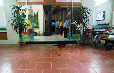 Hiện trường vụ án mạng kinh hoàng Hiện trường vụ án mạng kinh hoàng