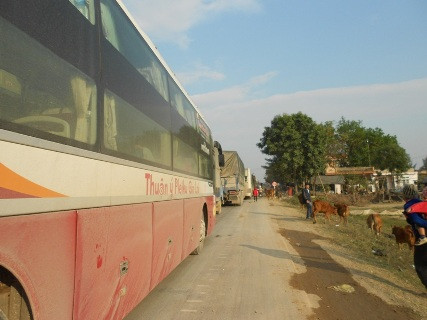 Hiện tại, tình trạng tắc đường đã cơ bản được giải quyết Hiện tại, tình trạng tắc đường đã cơ bản được giải quyết