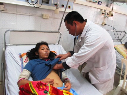 Chị Thái (vợ anh Hùng) đã ổn định trở lại.