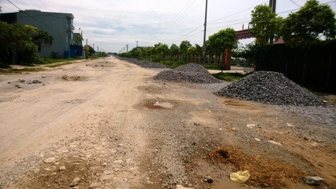 Hệ thống đường giao thông tại Khu đô thị xuống cấp trầm trọng Hệ thống đường giao thông tại Khu đô thị xuống cấp trầm trọng