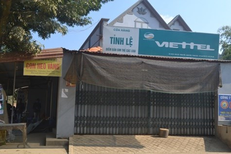 Ngôi nhà nơi xảy ra sự cố nổ đài Ngôi nhà nơi xảy ra sự cố nổ đài