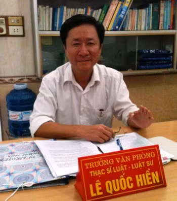 Luật sư Lê Quốc Hiền - Trưởng văn phòng Luật sư Lê Quốc Hiền