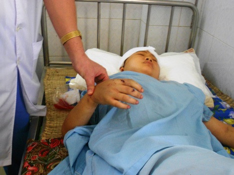 Chị M hiện tại dang được điều trị tại bênh viện Đa khoa tỉnh Thanh Hóa Chị M hiện tại dang được điều trị tại bênh viện Đa khoa tỉnh Thanh Hóa