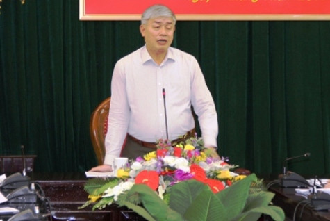 Phó chủ tịch tỉnh Thanh Hóa Vương Văn Việt phát biểu tại cuộc họp báo trước đó Phó chủ tịch tỉnh Thanh Hóa Vương Văn Việt phát biểu tại cuộc họp báo trước đó