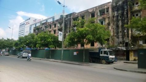 Nhiều hộ dân vẫn chưa bàn giao mặt bằng khu chung cư Phan Chu Trinh