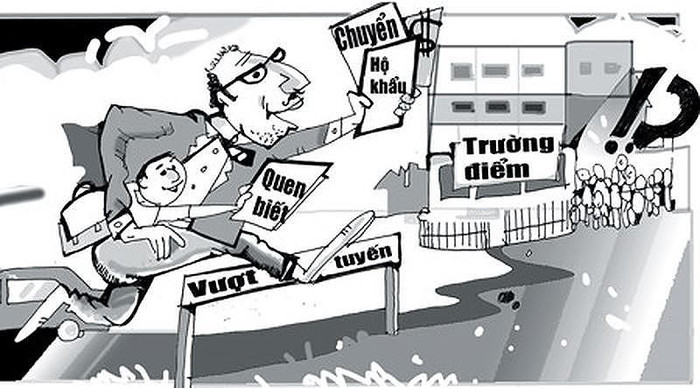 Chuyện chạy trường thường xảy ra với những học sinh trái tuyến đầu cấp (Ảnh minh họa: sggp.org.vn) Chuyện chạy trường thường xảy ra với những học sinh trái tuyến đầu cấp (Ảnh minh họa: sggp.org.vn)